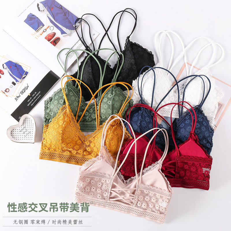 Lace Bralette Set - 3D Sexy Lingerie Seamless Sport Bra
