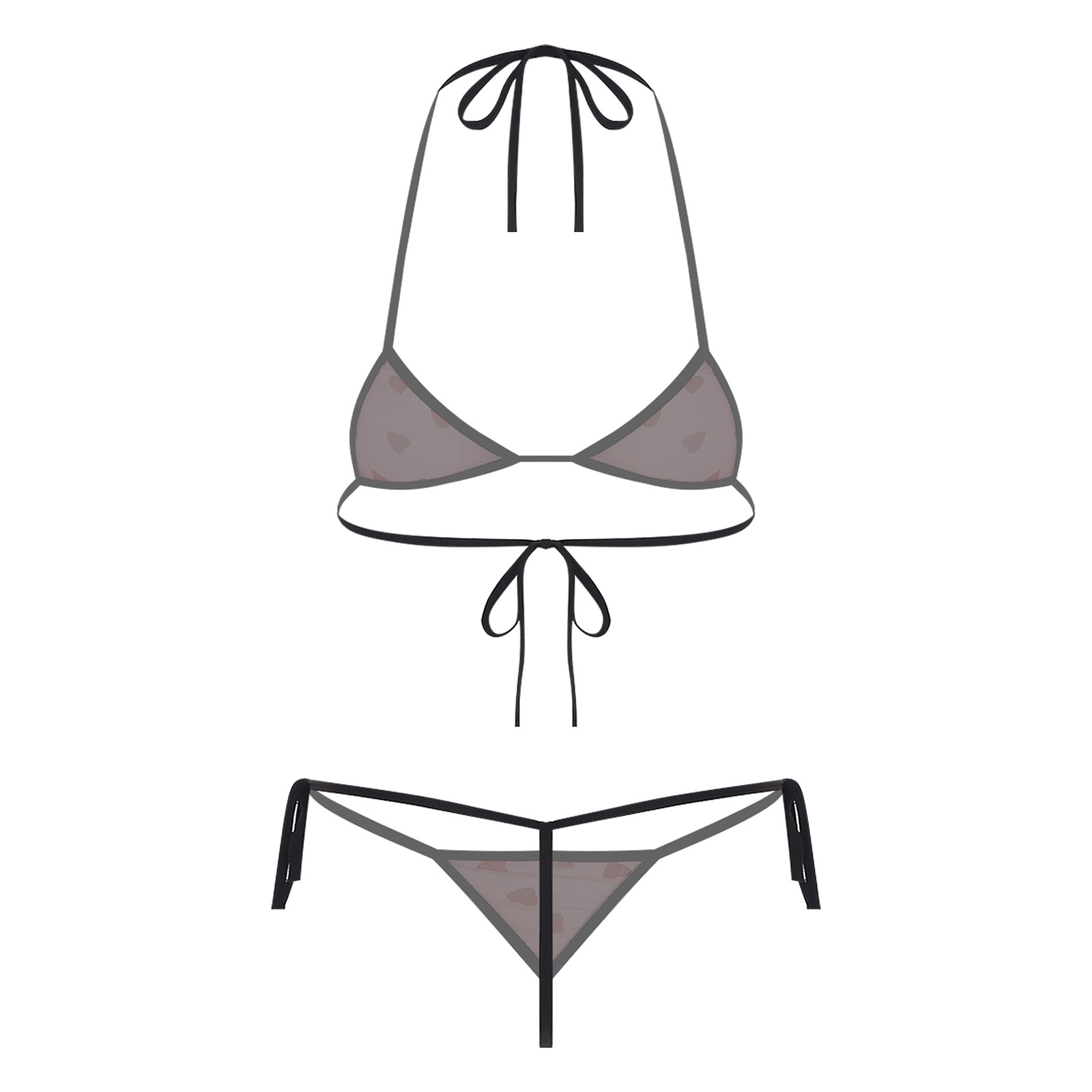Womens Micro Mini Bikini Linge - Sheer Bra Lace review and price