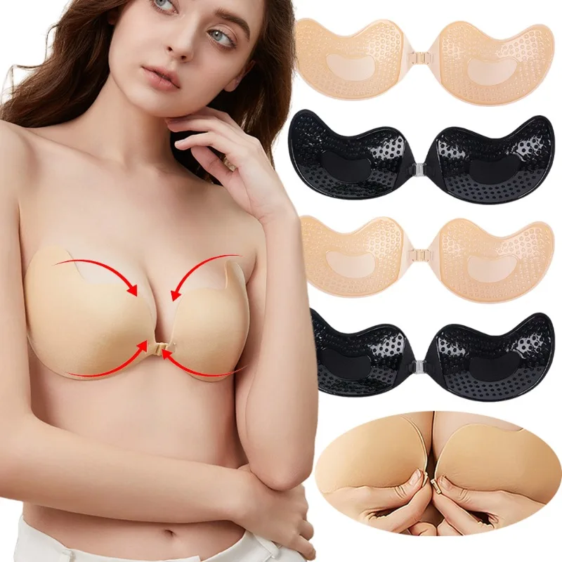 1/2Pc Invisible Push Up Bra Su - Push Up Bra Silicone review and price