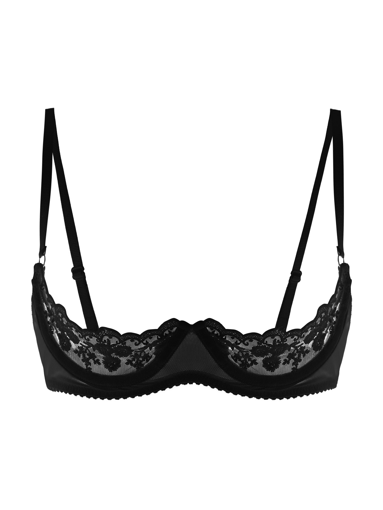 Women Sexy Open Cups Bra Sheer - Sheer Bra Lace review and price