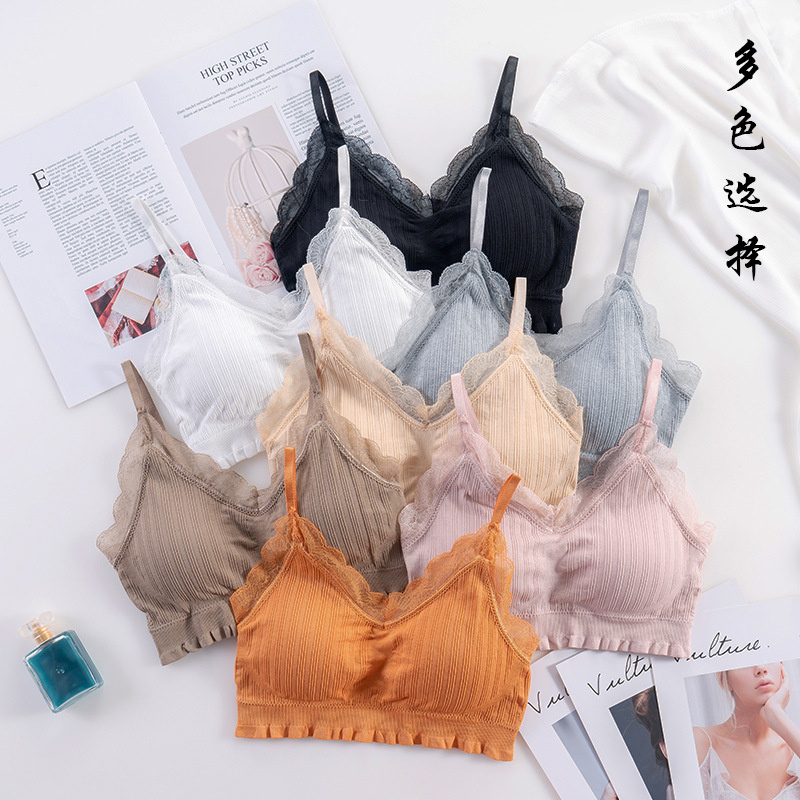 3D Sexy Lingerie Seamless Spor - Lace Bralette Set review and price