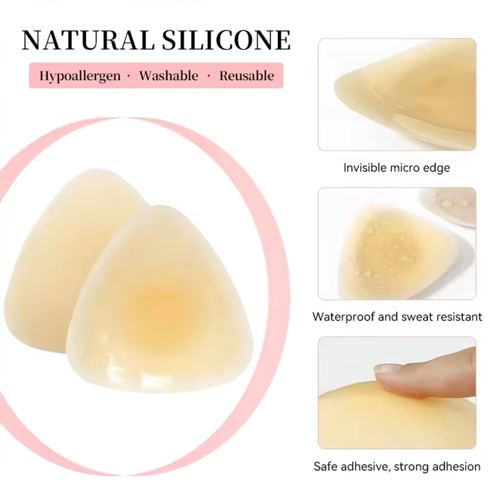 Silicone Triangular Nipple Cov - Backless Bra Sticky review and price