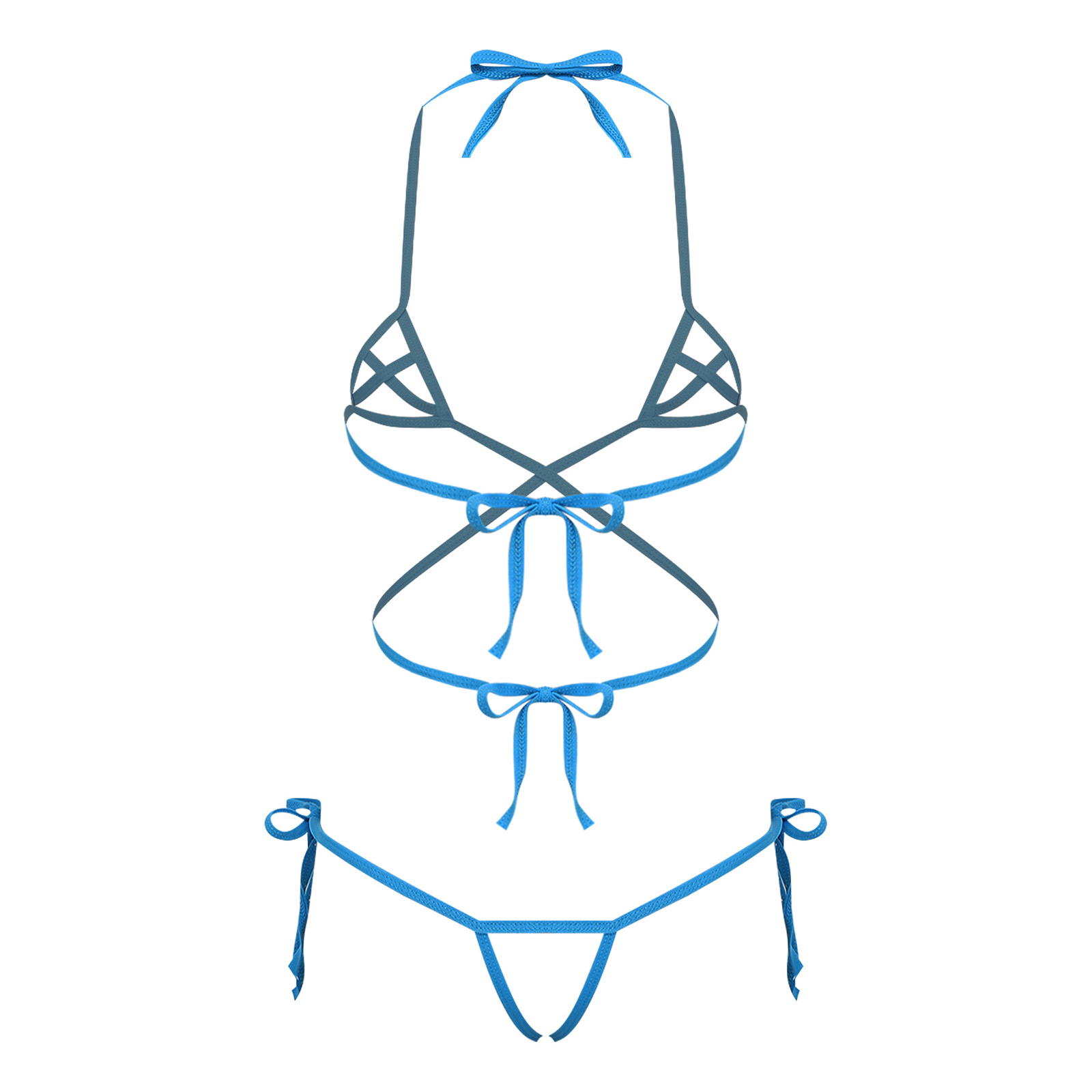 Womens Lingerie See Through Bi - Lace Bralette Set review and price