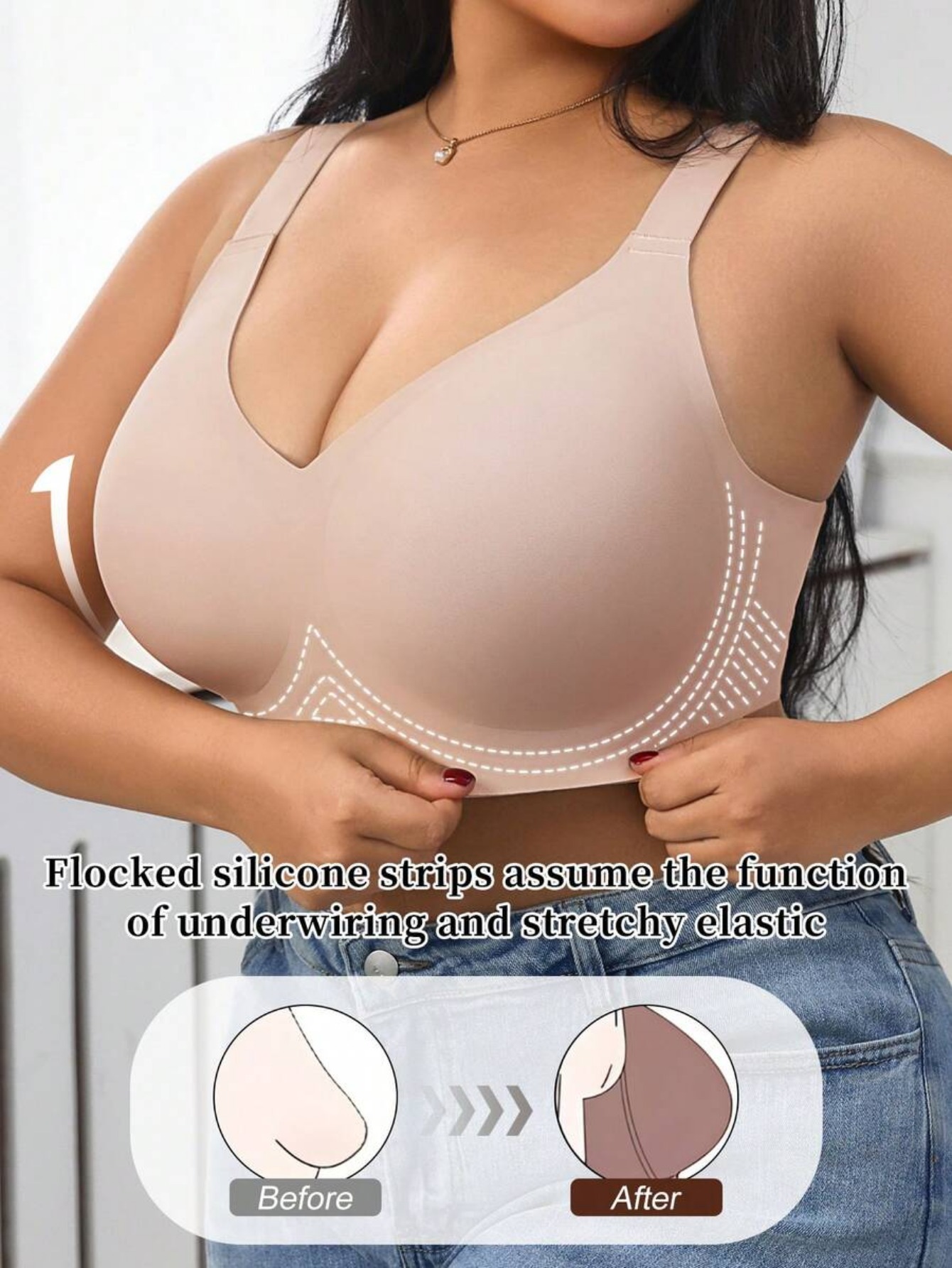 Women's High Support Sports Br - Wirefree Bra Comfort review and price