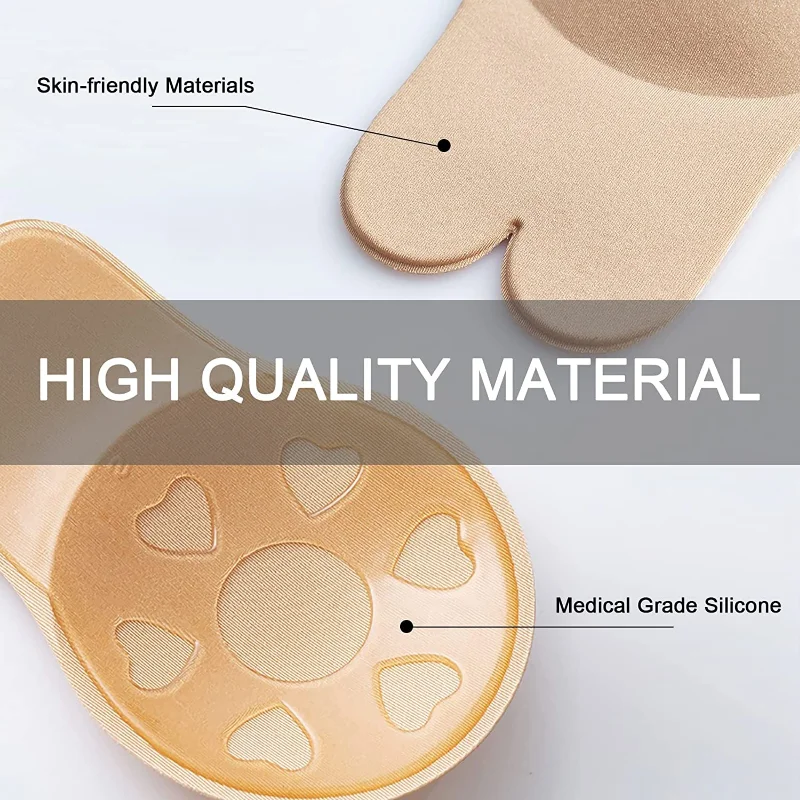 Women Push Up Bras Self Adhesi - Strapless Bra Adhesive review and price