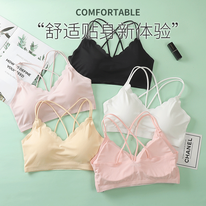 3D Sexy Lingerie Seamless Spor - Lace Bralette Set review and price