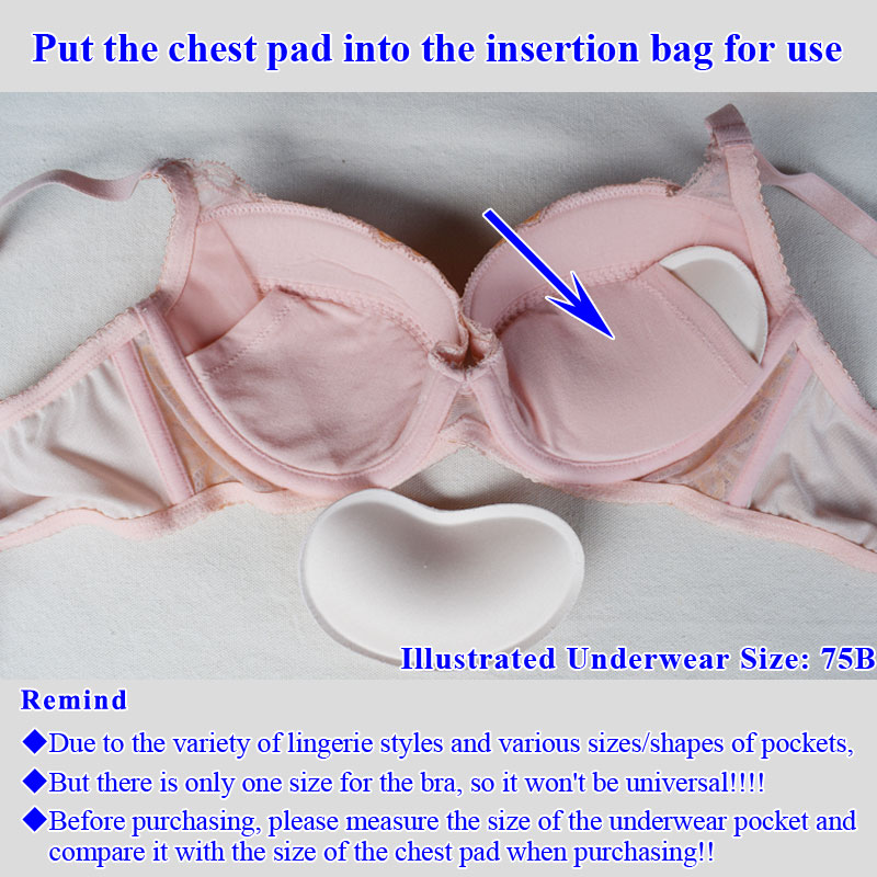 Pad Bra Inner Pad Insert Piece - Push Up Bra Silicone review and price