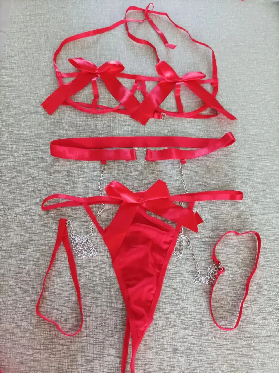 Sexy Lingerie Woman Lace Trans - Lace Bralette Set review and price