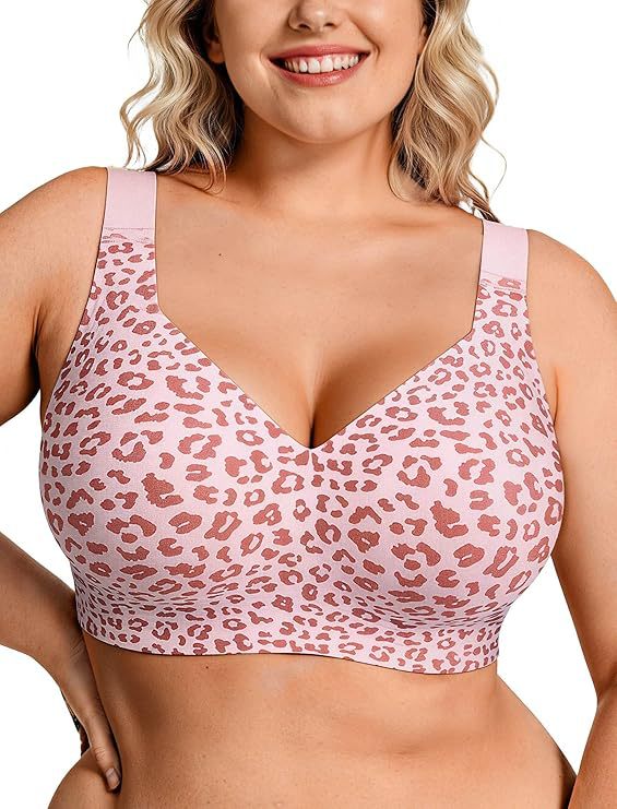Plus Size Wireless Jelly Bra W - Underwire Bra Padded review and price