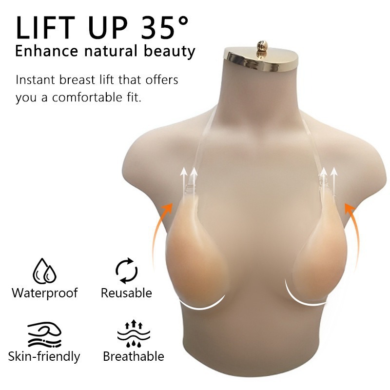 1 Pc Summer Invisible Silicone - Push Up Bra Silicone review and price