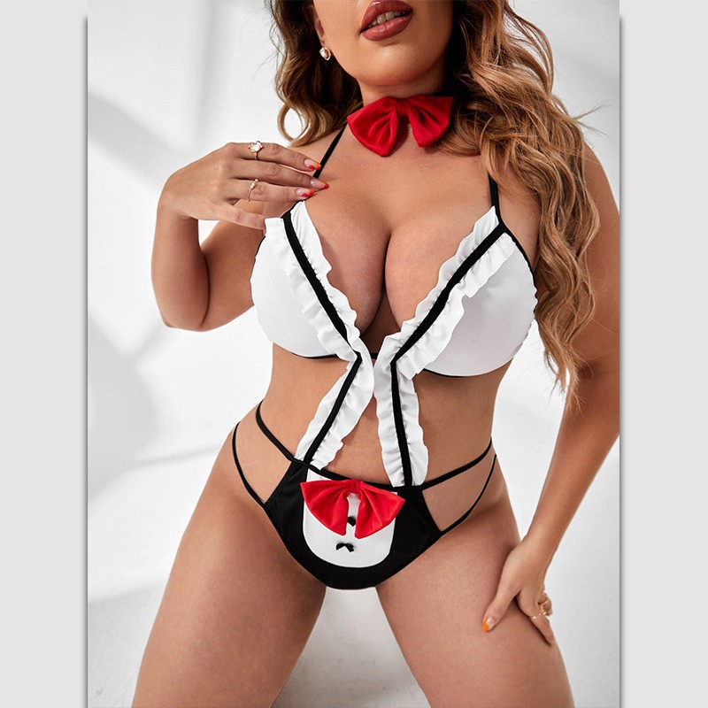 New Bow Halter Sexy Lingerie S - Lace Bralette Set review and price