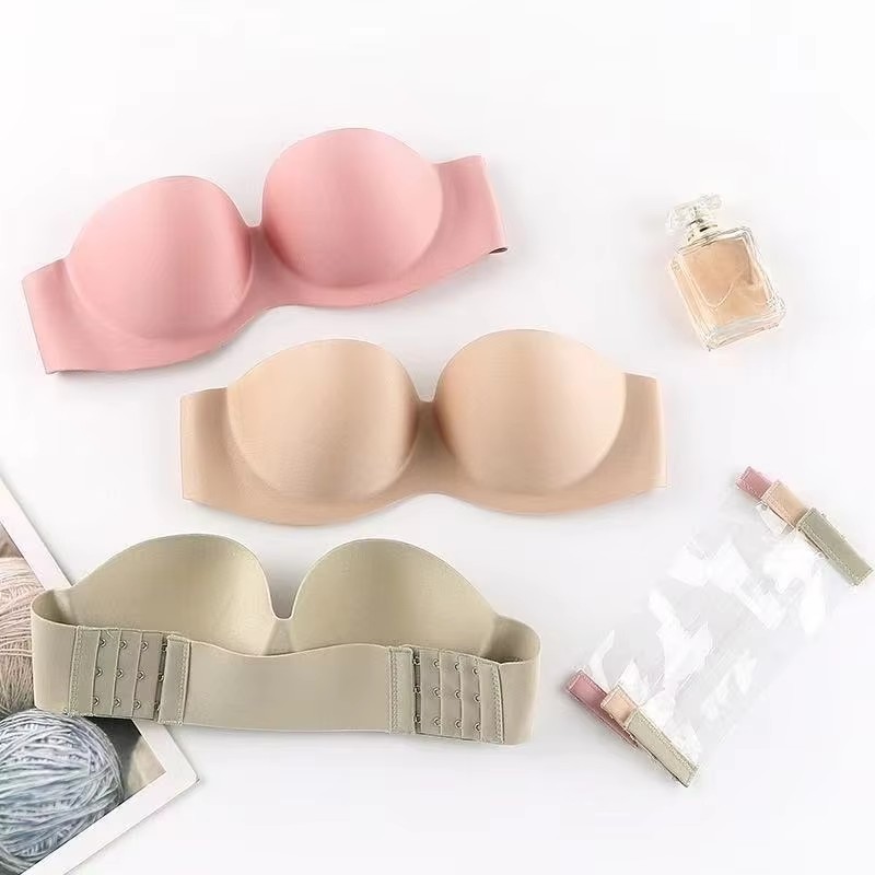 Women's Sexy Strapless Push-Up - Plunge Bra Push Up review and price
