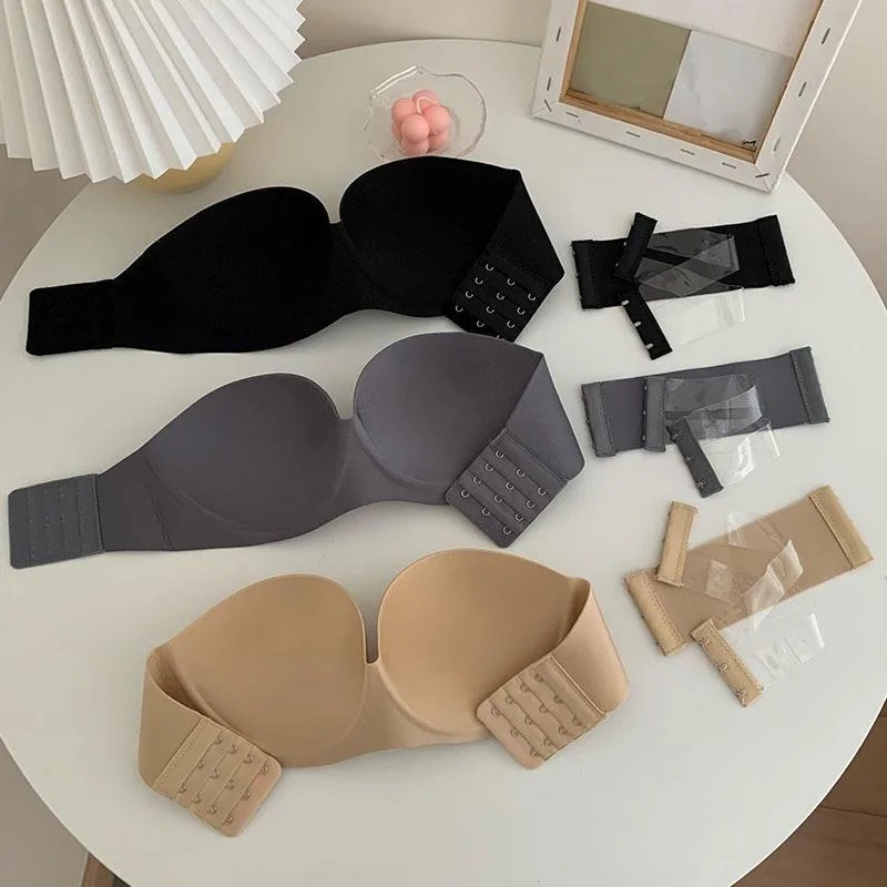 Women's Sexy Strapless Push-Up - Plunge Bra Push Up review and price