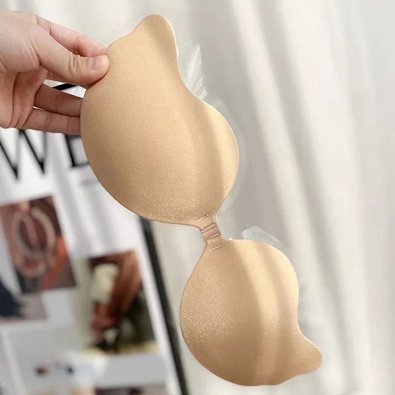 Reusable Adhesive Nipple Cover - Plunge Bra Push Up review and price